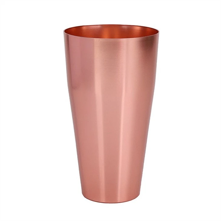 Creative color rose gold aluminum cup