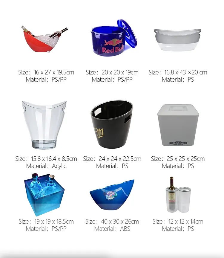 plastic ice bucket 8 plastic ice bucket 8